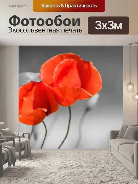 Фотообои Маки