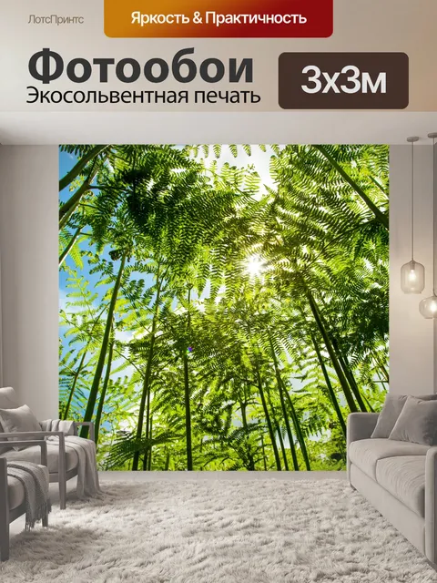 Фотообои папоротник