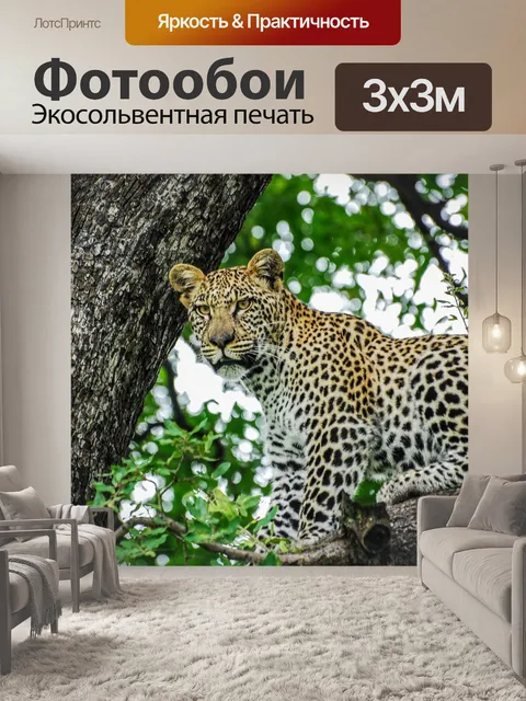Фотообои Леопард