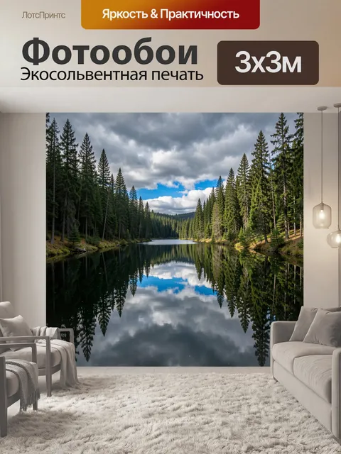 300 × 300 см · Экосольвентная печать