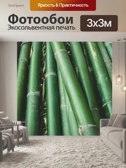Фотообои Бамбуковый лес