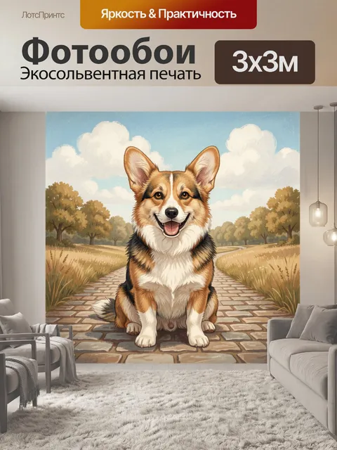 300 × 300 см · Экосольвентная печать