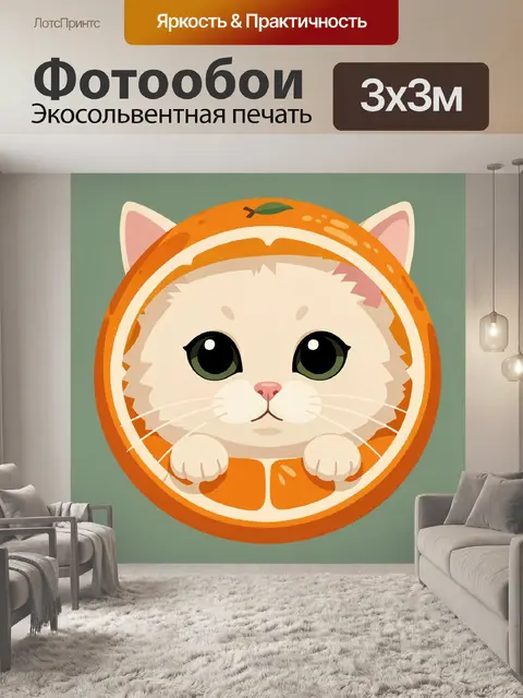 300 × 300 см · Экосольвентная печать