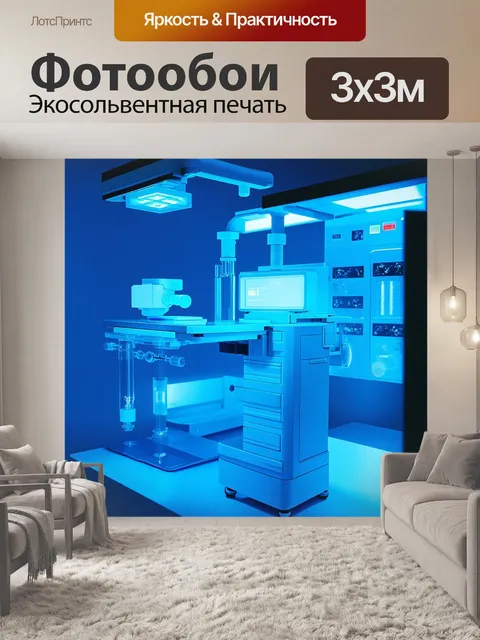Фотообои изображение медицинской установи с высокими технологиями
