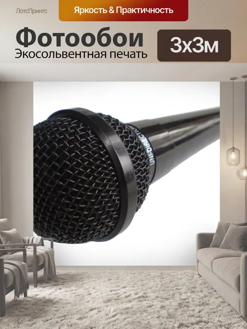 Фотообои Микрофон