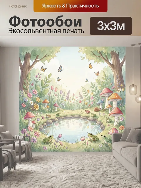 300 × 300 см · Экосольвентная печать