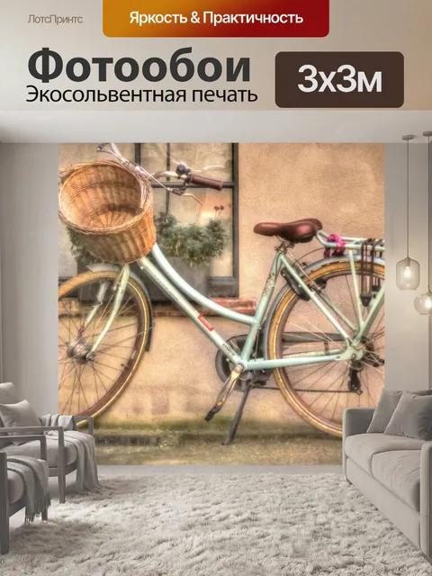 Фотообои Причудливый велосипед