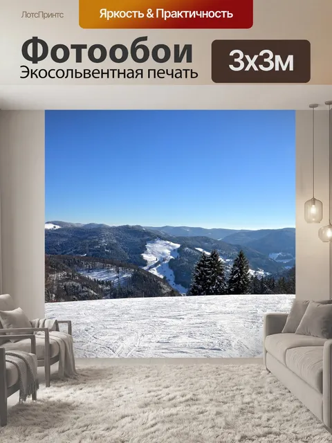 Фотообои Черный лес