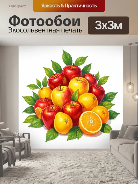 300 × 300 см · Экосольвентная печать
