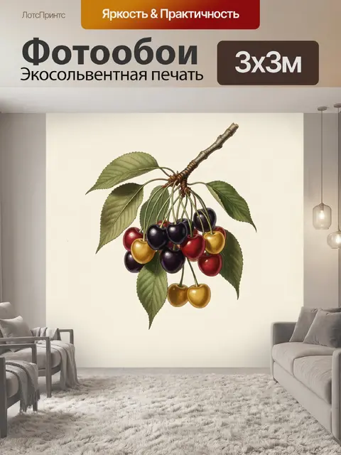 300 × 300 см · Экосольвентная печать