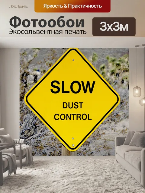 Фотообои Контроль выбросов пыли Вход