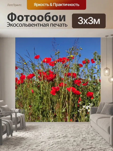 Фотообои Летние цветы