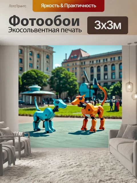 Фотообои природа в стиле ретрофутуризм