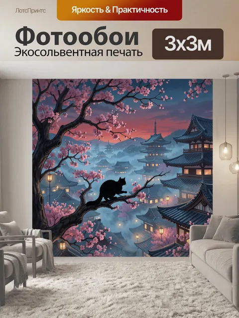 300 × 300 см · Экосольвентная печать