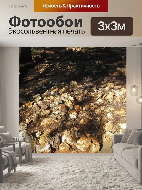 Фотообои рыхлые камни на старых могилах