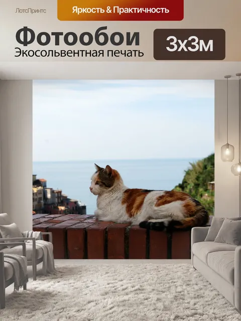Фотообои Кошка