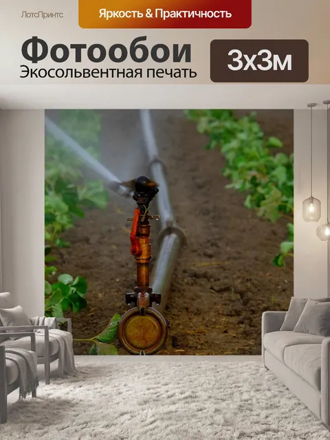 Фотообои Разбрызгиватель воды
