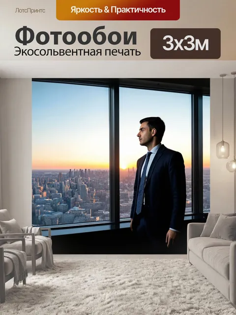 Фотообои мужик в костюме с галстуком