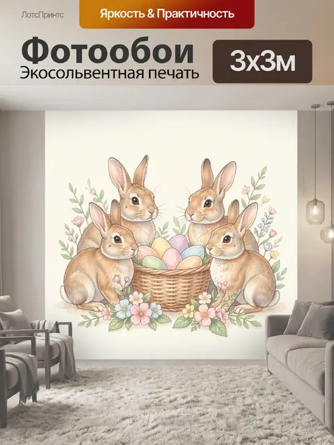 300 × 300 см · Экосольвентная печать