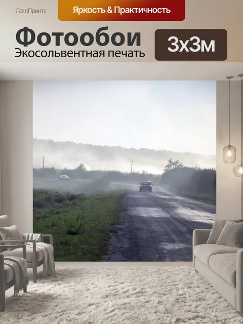 Фотообои дорога