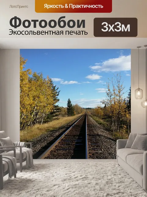 Фотообои Железнодорожные пути