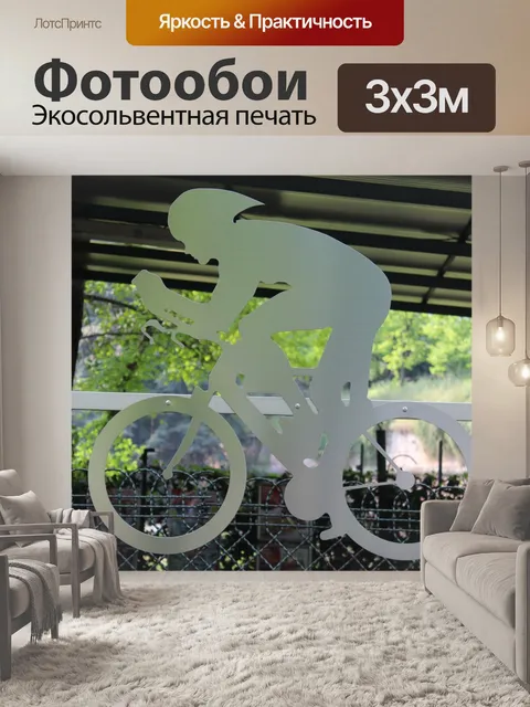 Фотообои Велосипедист