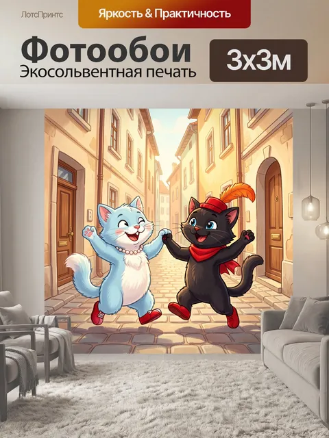 300 × 300 см · Экосольвентная печать