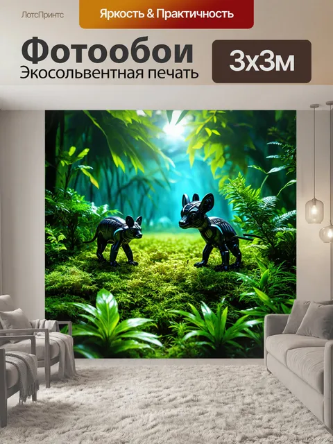 Фотообои природа в стиле футуризм
