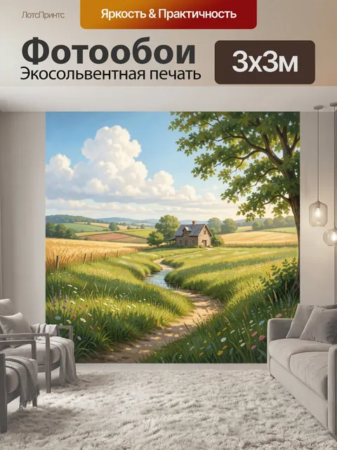 300 × 300 см · Экосольвентная печать