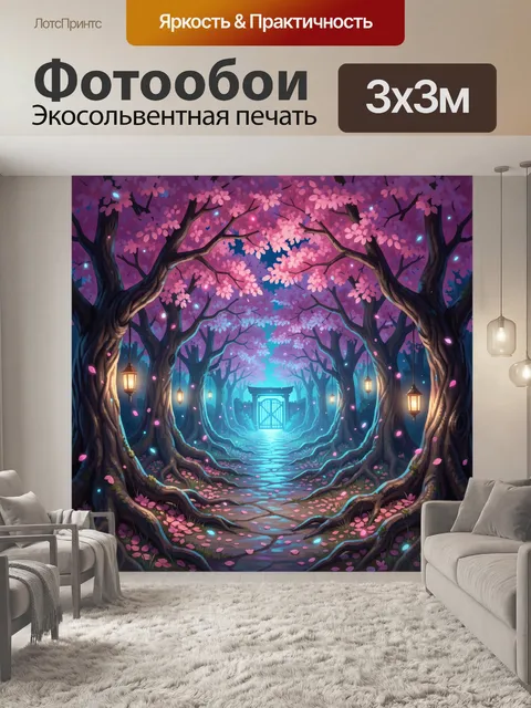 300 × 300 см · Экосольвентная печать