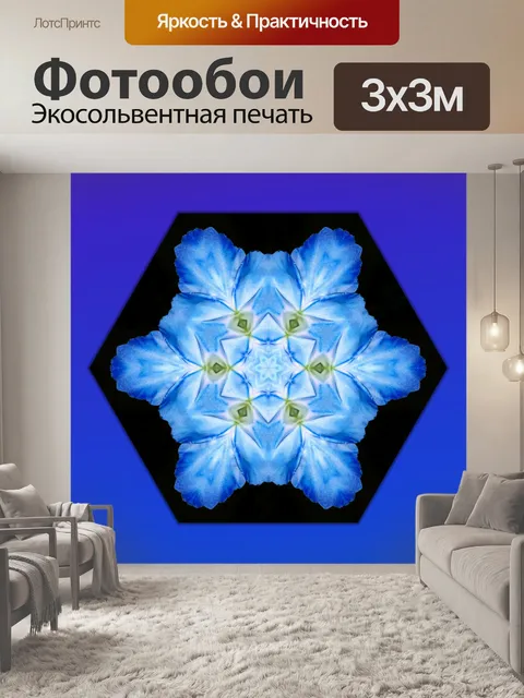 Фотообои Mandala цветы (6)