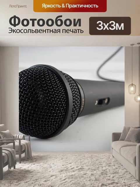 Фотообои Микрофон