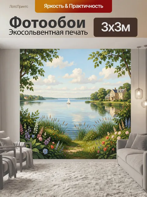 300 × 300 см · Экосольвентная печать