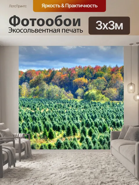 Фотообои Рождественские елки и падения