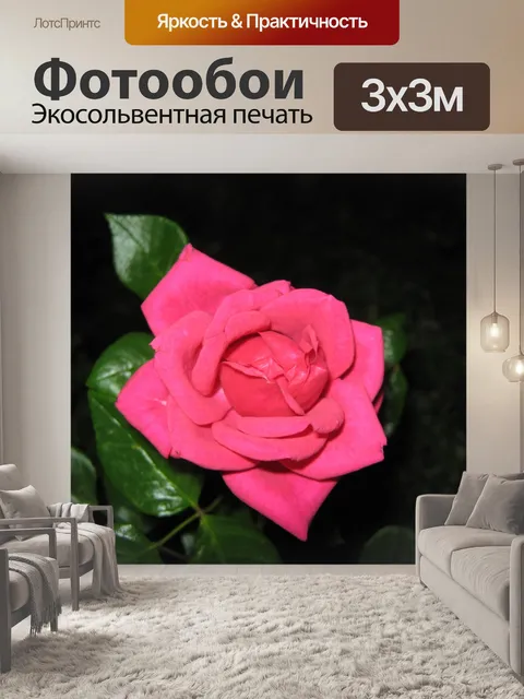 Фотообои Мой маленький бутон теперь цветок