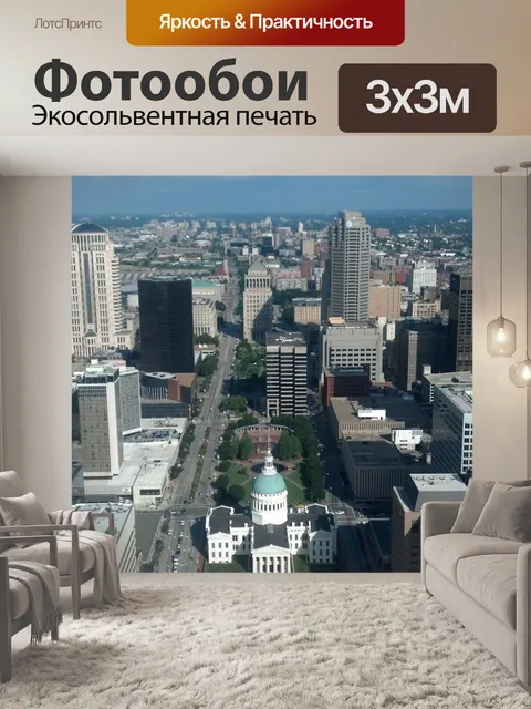 Фотообои в центре города Сент-Луис Миссури