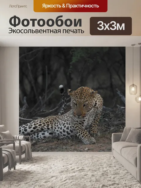 Фотообои Леопард