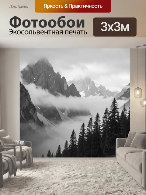 300 × 300 см · Экосольвентная печать