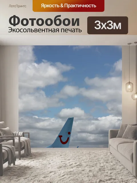 Фотообои Хвосте самолета