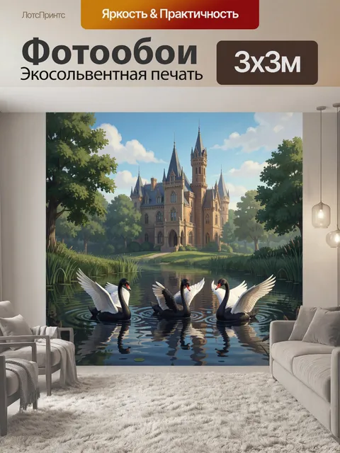 300 × 300 см · Экосольвентная печать