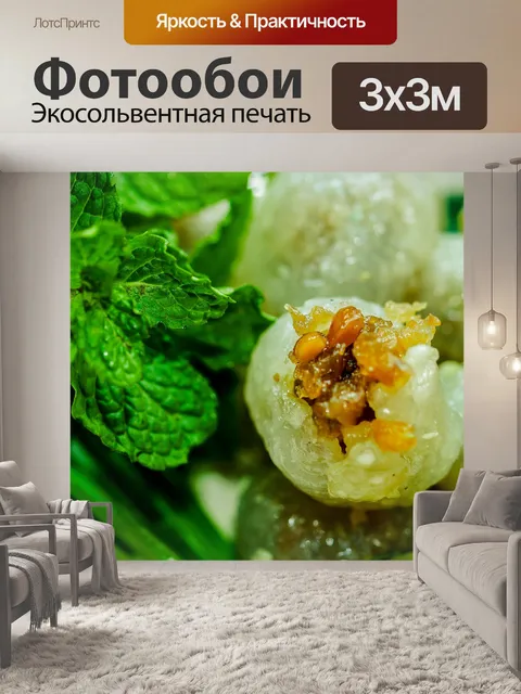 Фотообои Тайская десертная еда, уличная еда, саку