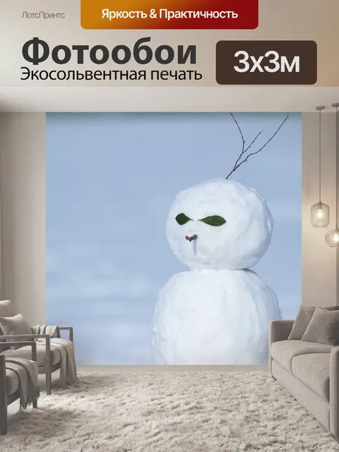 Фотообои Снег