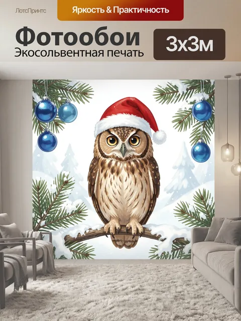 300 × 300 см · Экосольвентная печать