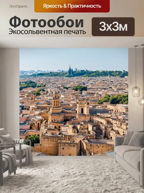 Фотообои панорама старинного города