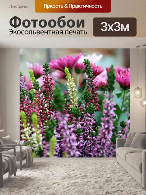 Фотообои Вереск