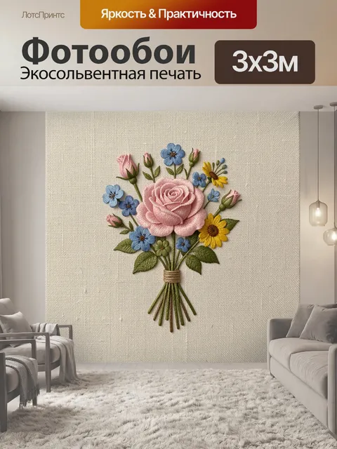 300 × 300 см · Экосольвентная печать