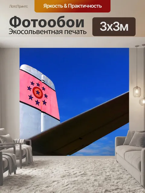 Фотообои хвост самолета