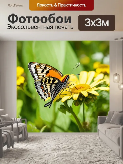 Фотообои бабочки