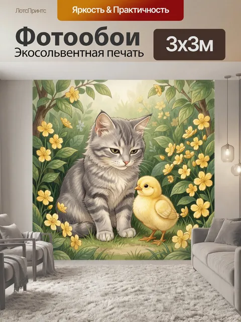 300 × 300 см · Экосольвентная печать