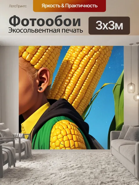 Фотообои с колосьями